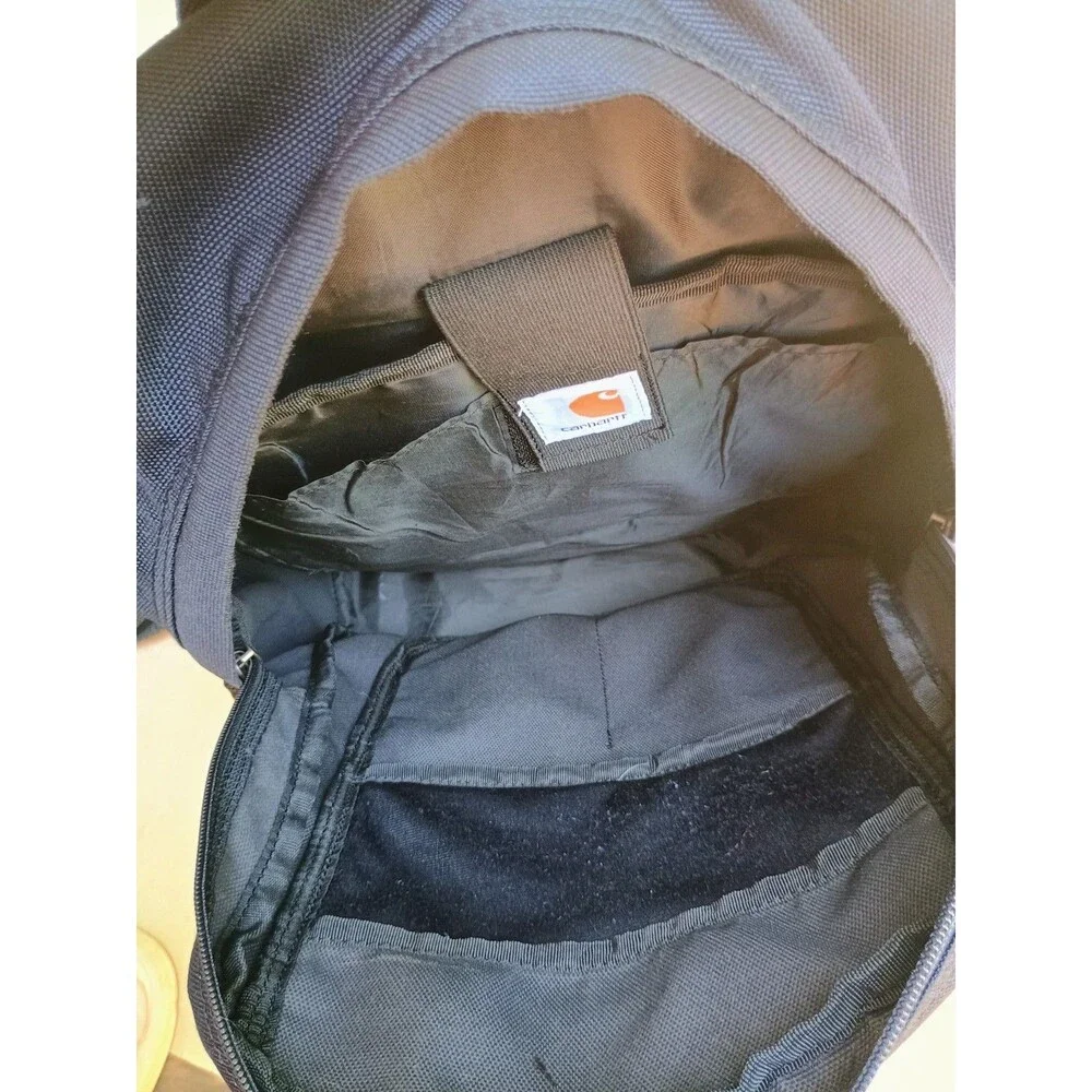 Carhartt Black Backpack School Bag Work Travel Laptop Sleeve